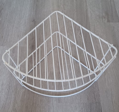 Corner plate rack - rack, white