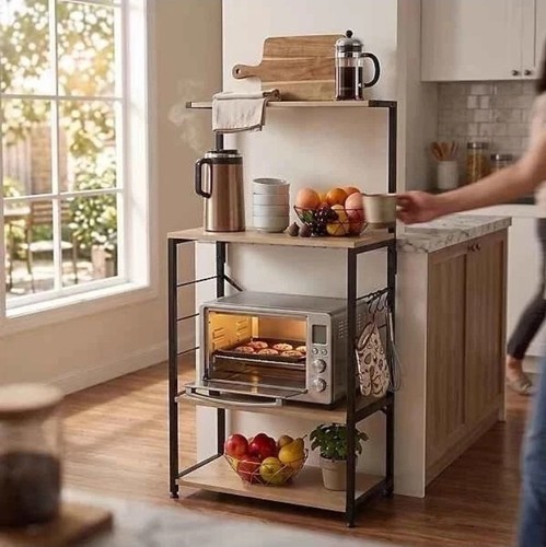 Tall bakers rack kitchen - bakers, rack,