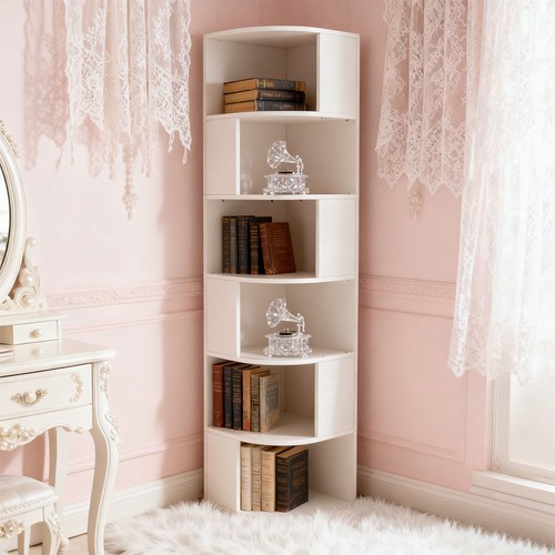 Tall corner bookcase - tall,