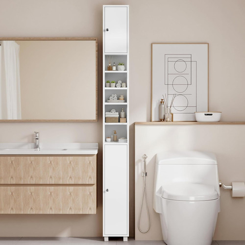 Tall bathroom storage cabinet - bathroom,