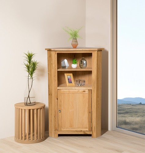 Storage cupboard tall oak - tall,