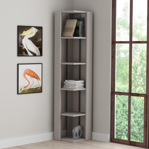 Nati corner bookcase - bookcase, –