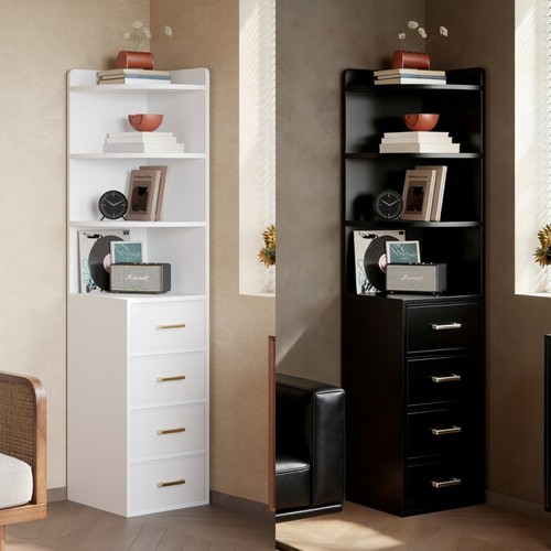 Tall corner storage cabinet - storage,