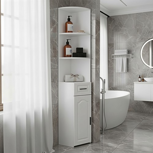 Shaped corner cabinet white - l-shaped,