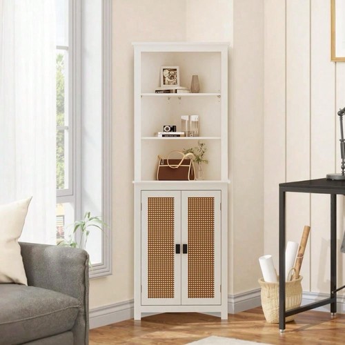 White tall corner - tall, storage